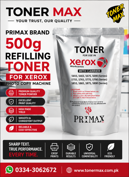PRIMAX 500g  TONER FOR XEROX COPIER