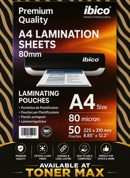 ibico A4 Laminating Sheets 80mm