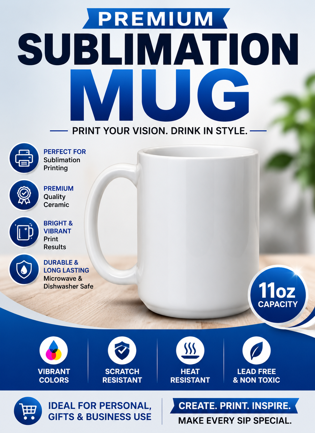 Sublimation WHITE mug