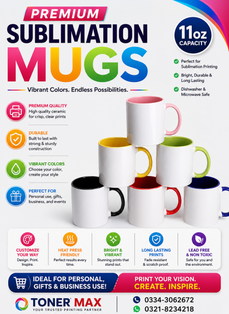 Sublimation COLOR Mugs