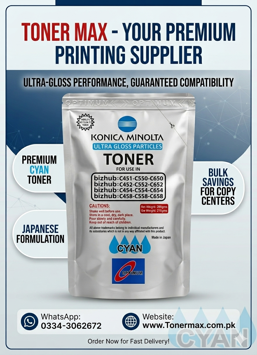BIZHUP color Copier Toner_Cyan ( 200g )
