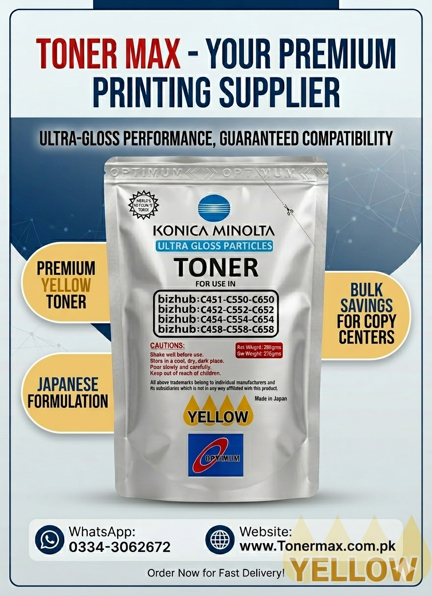 BIZHUP color Copier Toner_Yellow ( 200g )