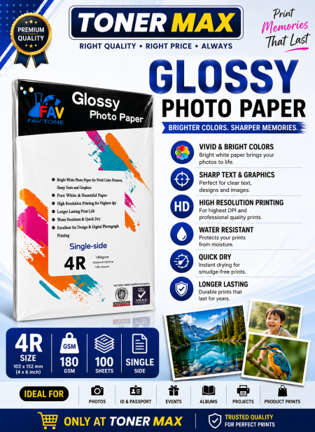 F.A.V 4*6 180g Glossy Photo Paper