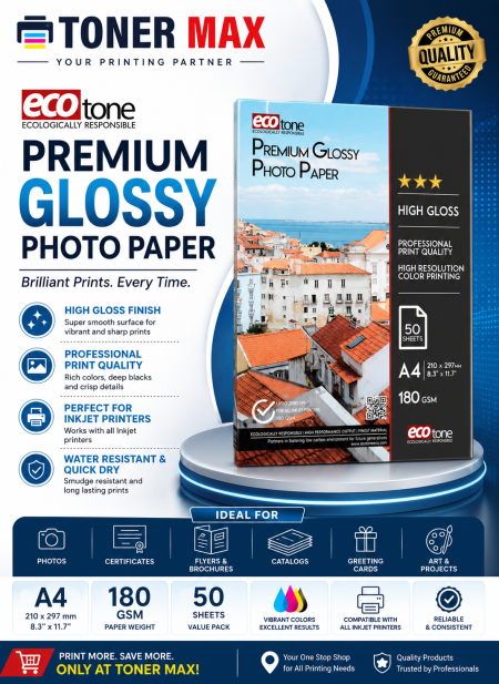ECOTONE 180g Glossy A4