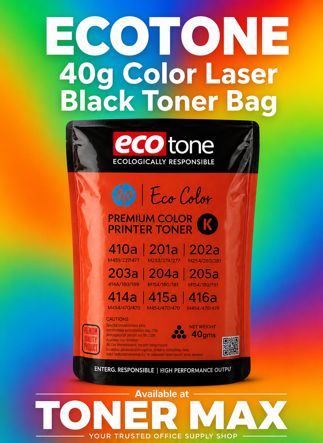 Ecotone_Color Laser Toner 40g ( black )