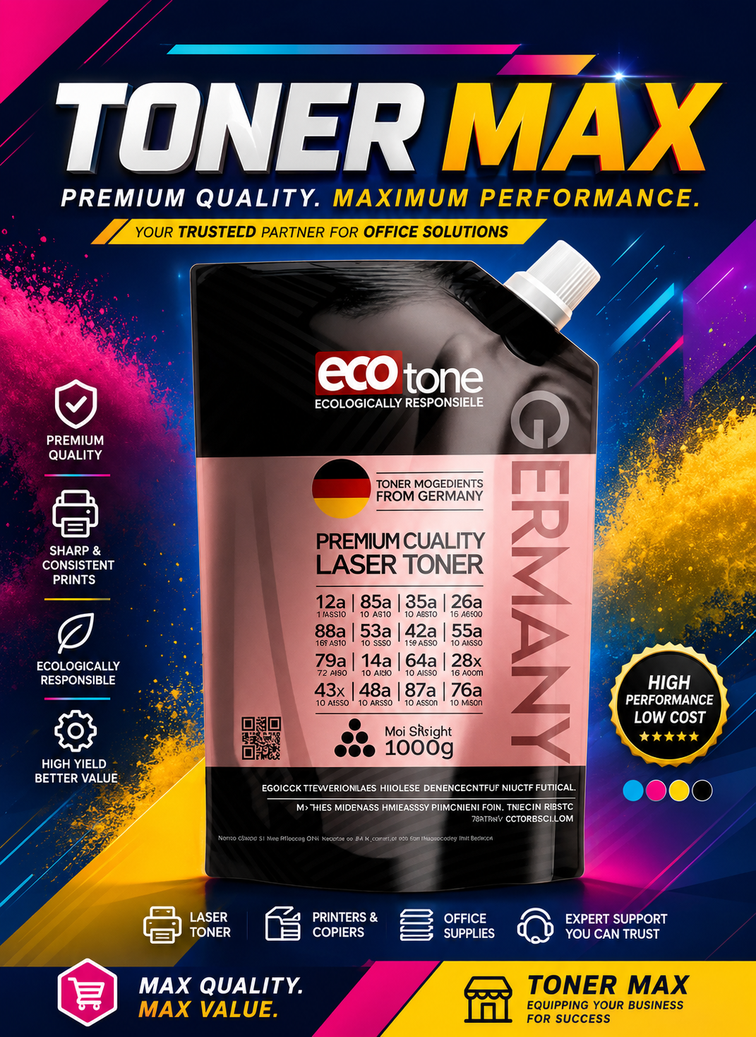 Ecotone Germany Laser Toner_1000g