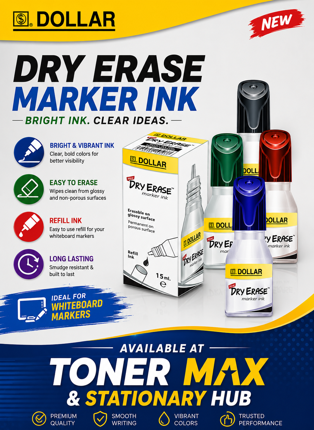 Dollar Board Marker Ink Box