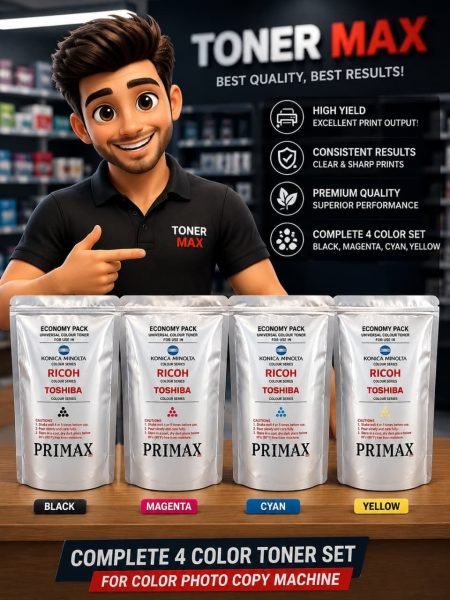 Primax Color Toners For Ricoh Color Copier  ( CMYK ) 200g