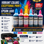 TRANSPRINT (6) Color 500ml Epson ink set