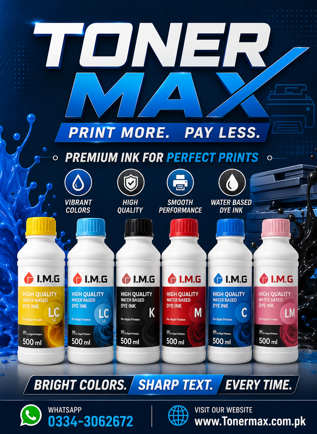I.M.G (6) Color 500ml ink