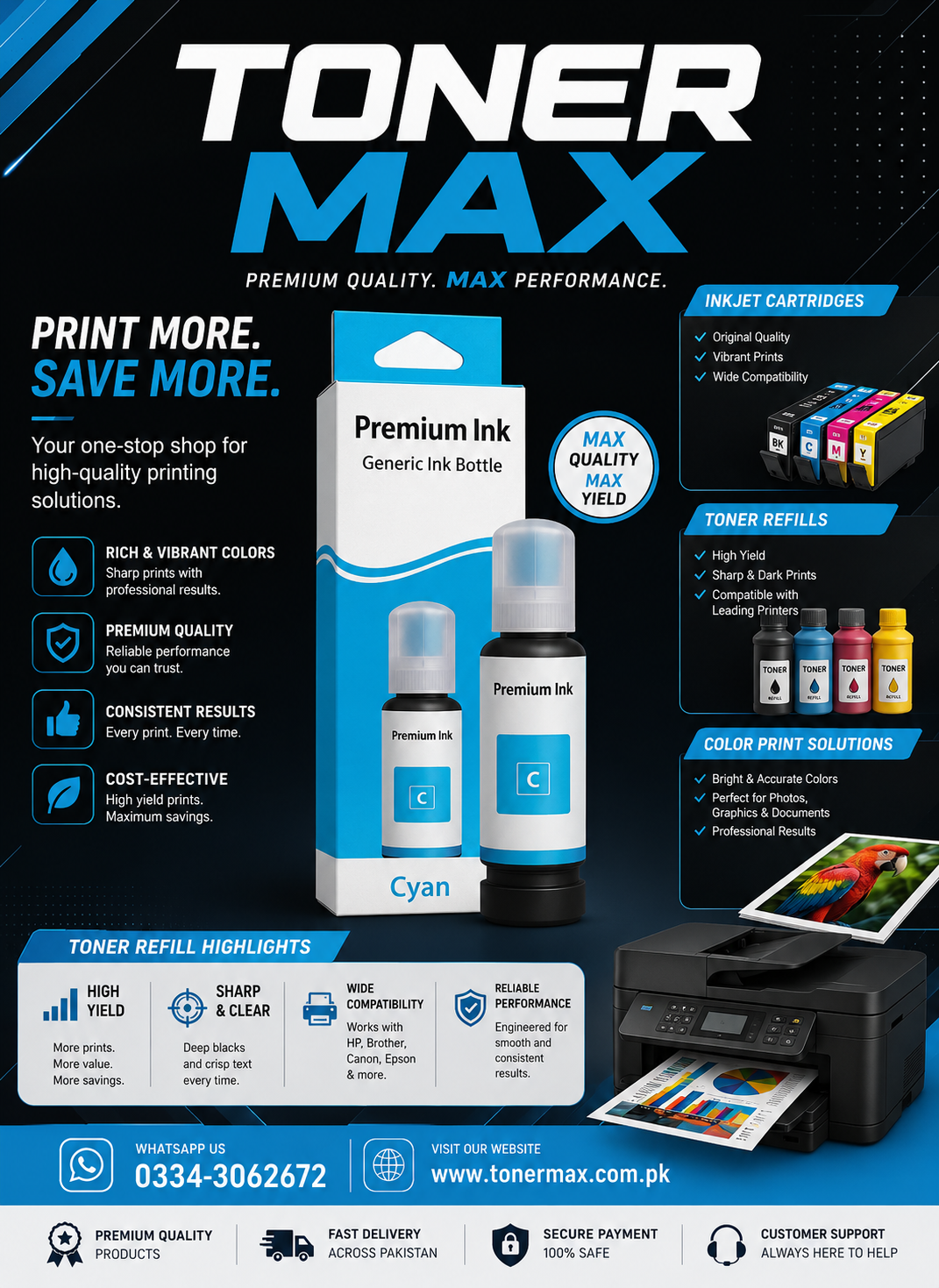 Epson L Series Cyan ink 70ml