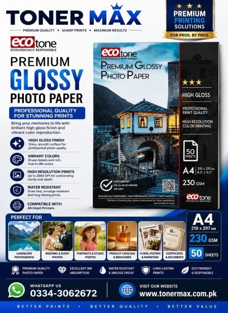 Ecotone 230g Glossy Paper A4