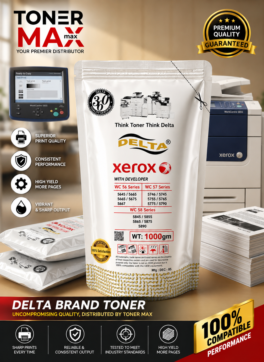 Delta Xerox 1000g Copier Toner