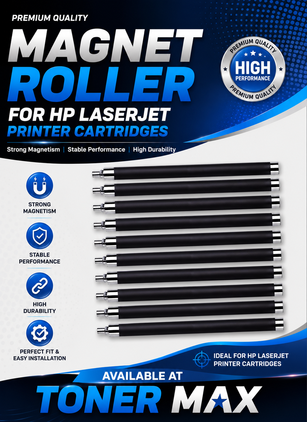 Hp 12a Printer Cartridge Magnetic Roller