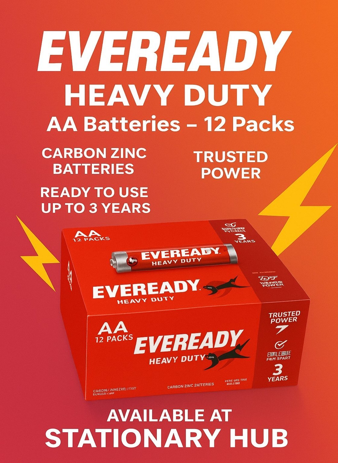 EVEREADY CELL AA BATTERIES Box ( 48 Pcs )