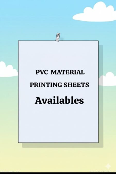 PVC CARD MATERIAL PRINTING SHEETS ( 50 sheets )
