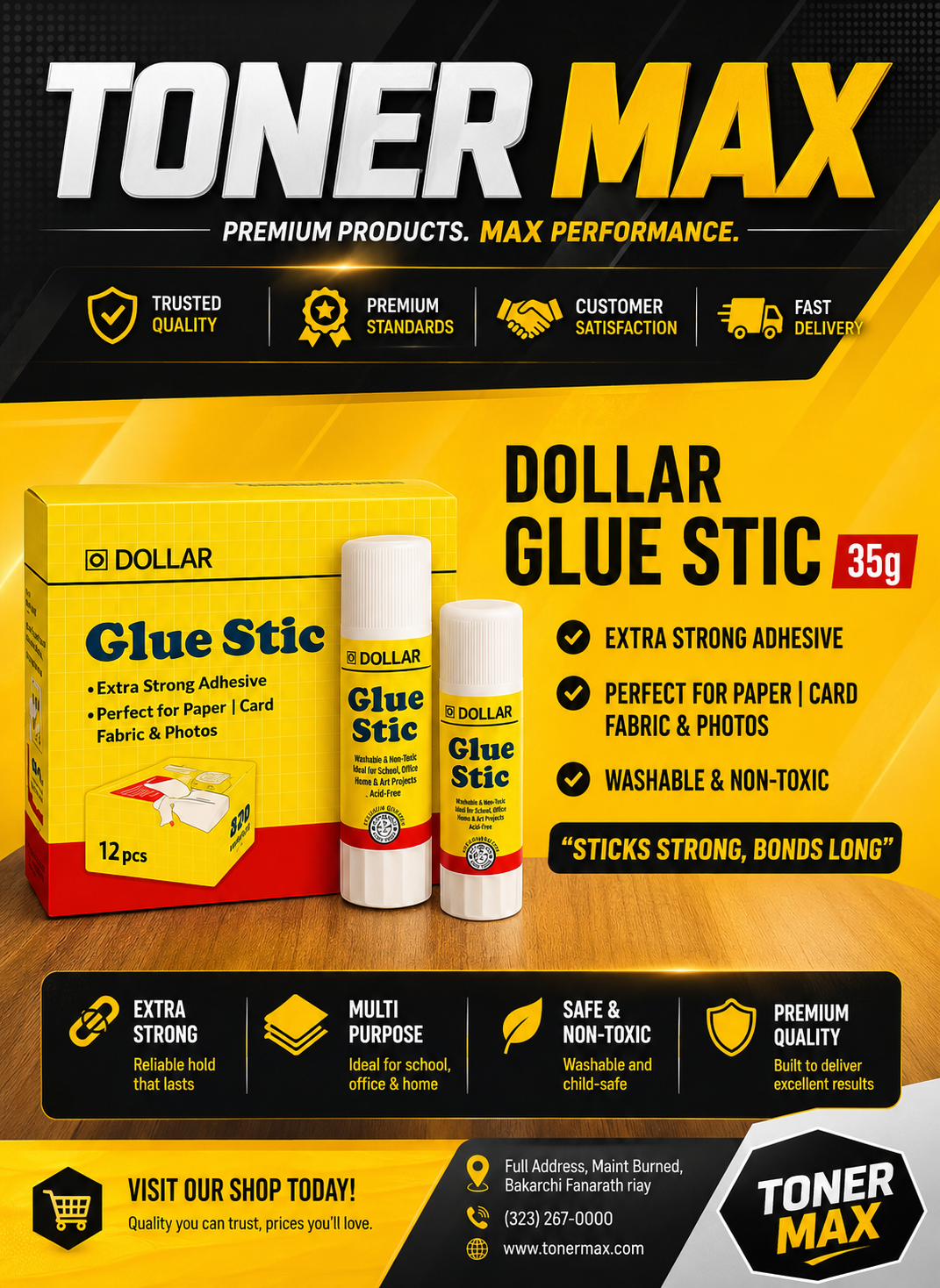 Dollar Glu Stick Box - 35g
