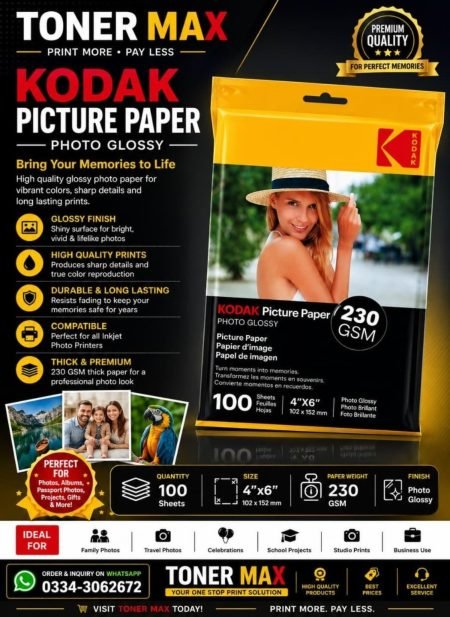 KODAK 4*6 230g (💯 sheets)