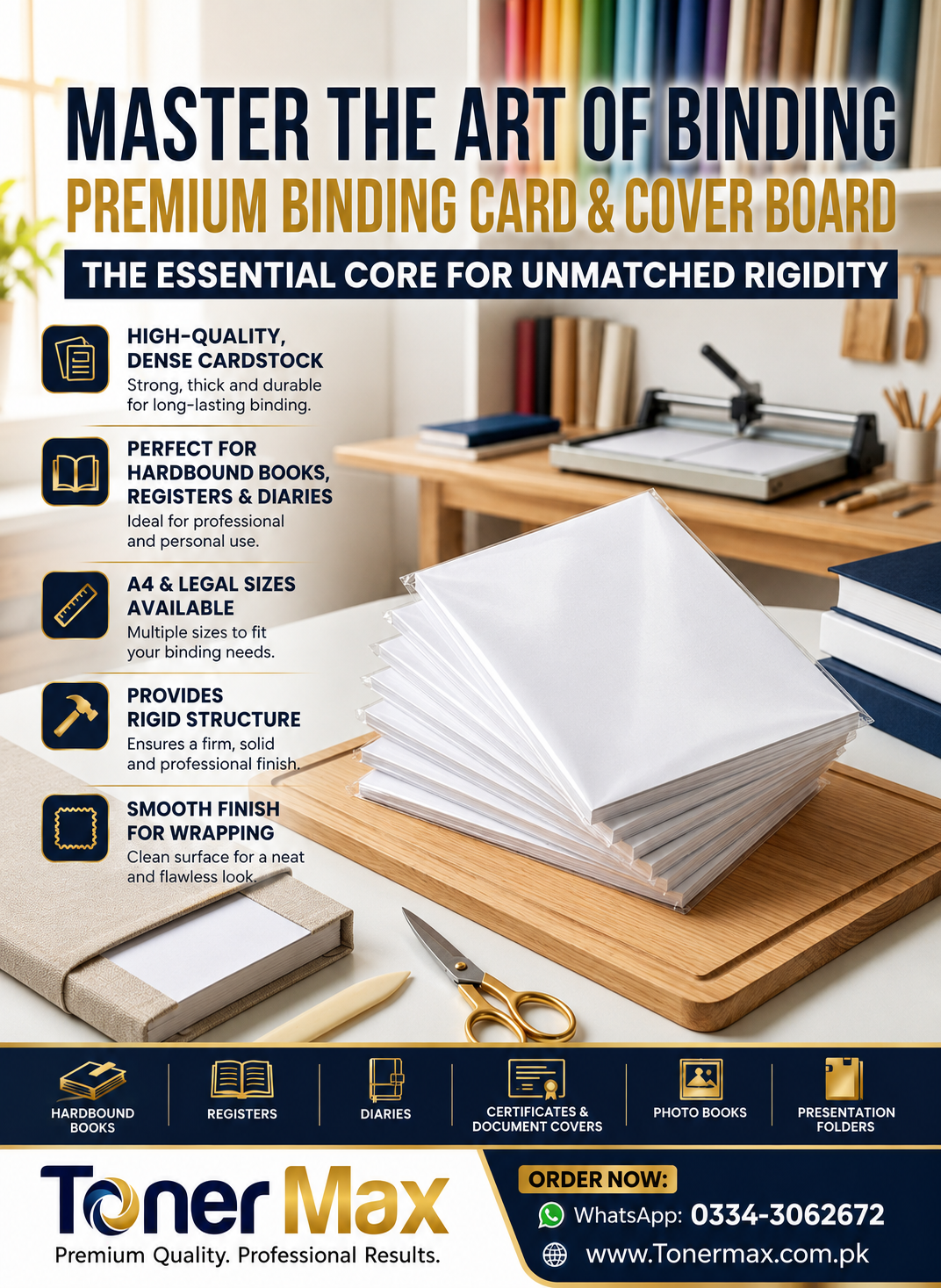 BINDING CARD - A4 (50 sheets)