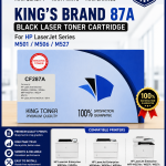 87A Compatible Hp Printers KING'S Laser Toner Cartridge