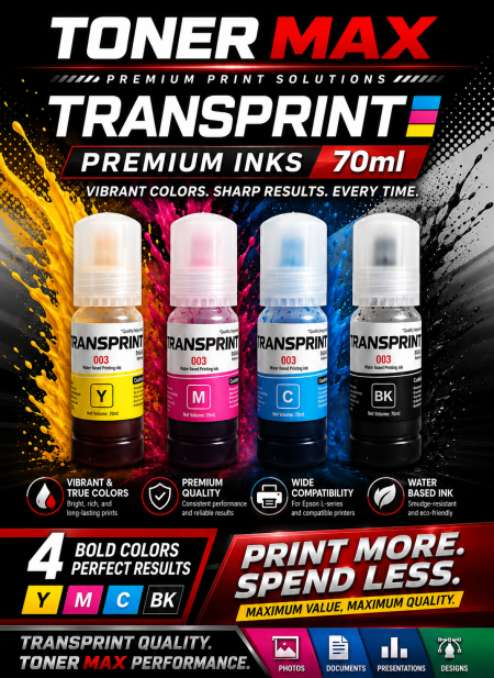 TRANSPRINT 003 70ml ink set