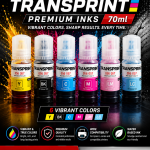 Transprint L-8050 (057, 108) (6) Color 70ml ink Set