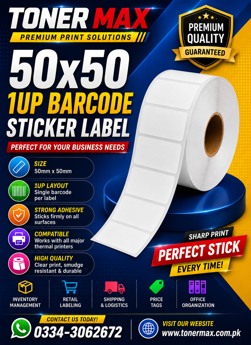 Barcode 1up Sticker 50*50 TTL