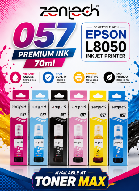 ZENTECH L-8050 (057, 108) (6) Color 70ml ink Set