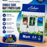 MATT 180g Single Side CARD