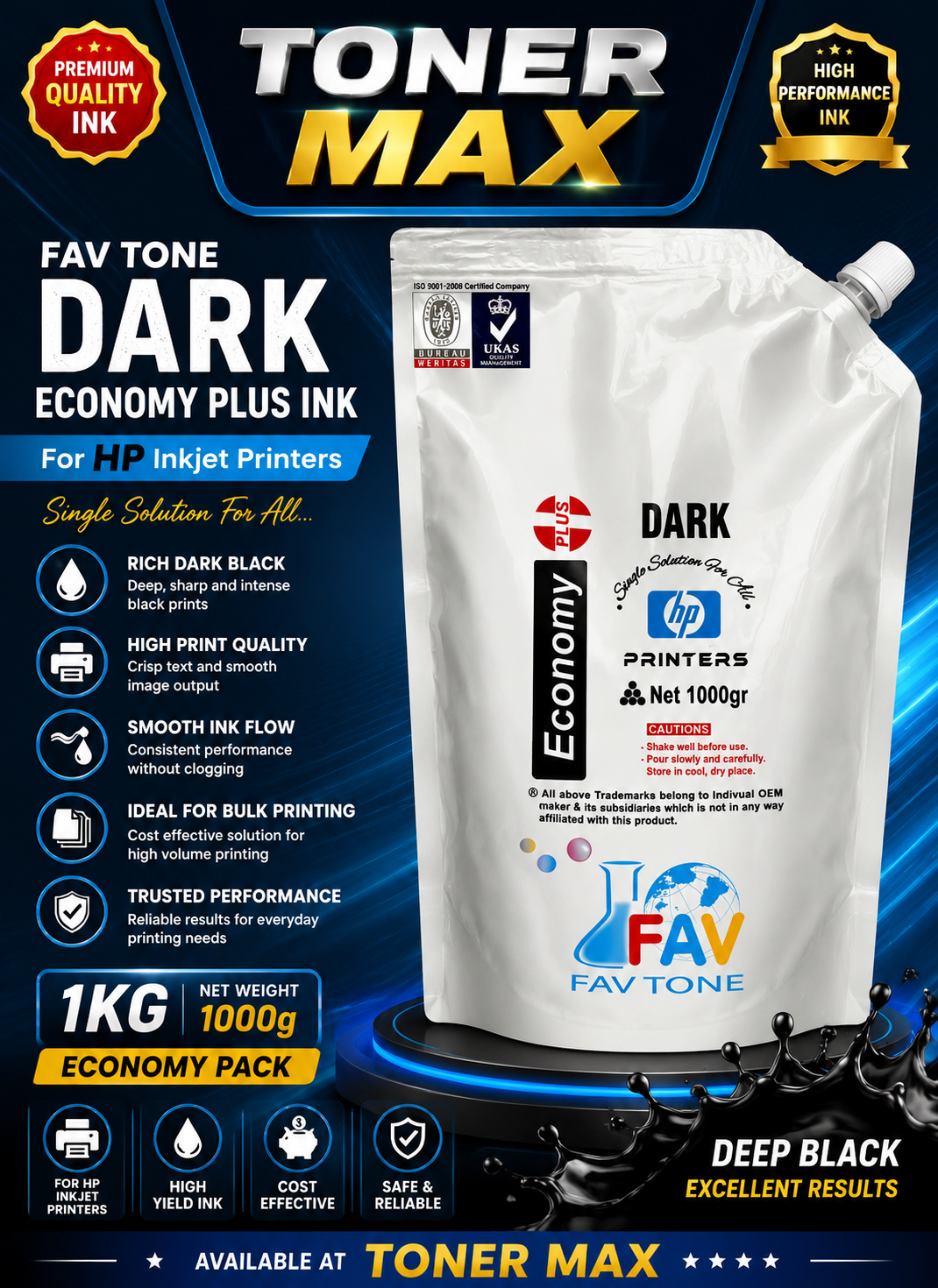 F.A.V DARK Laser Toner_1000g