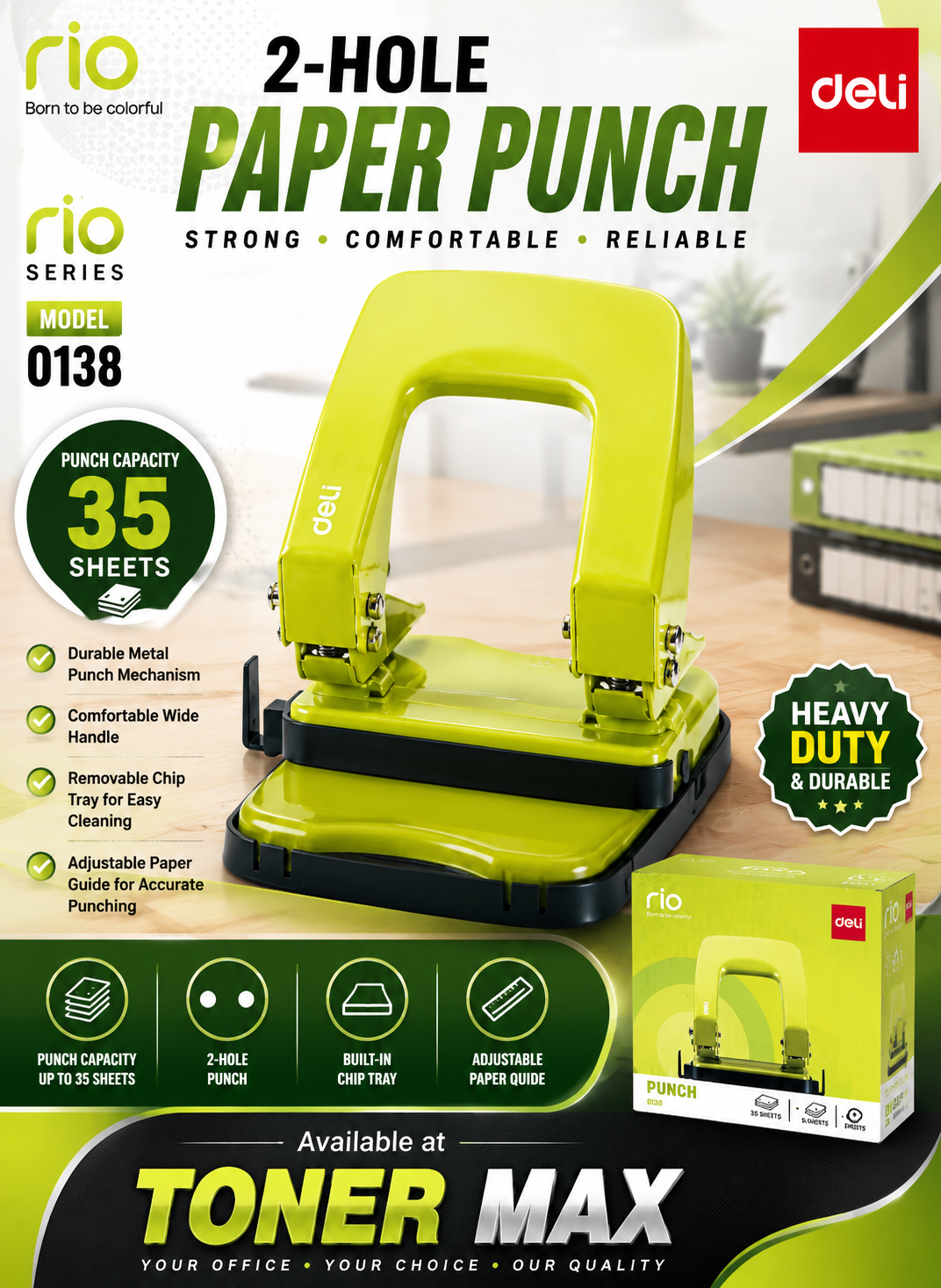 DELI HOLE PUNCH (0138)