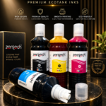 ZENTECH 4 Color 500ml NEW SHAPE ink SET