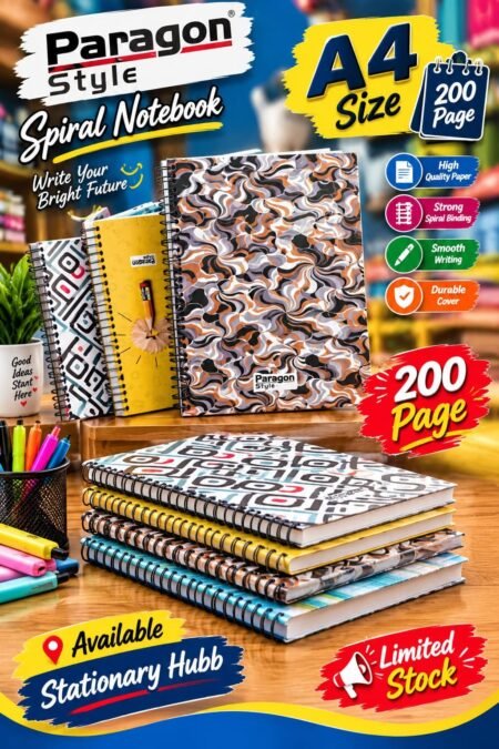 PARAGON SPIRAL NoteBook 200 Page (imported pages)