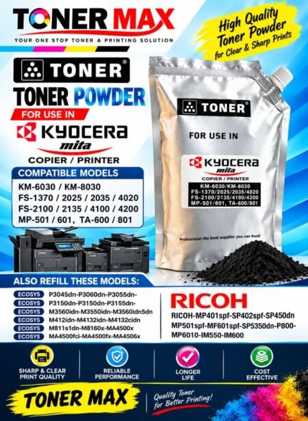 KYOCERA & RICOH PRINTER TONER BAG (500g)